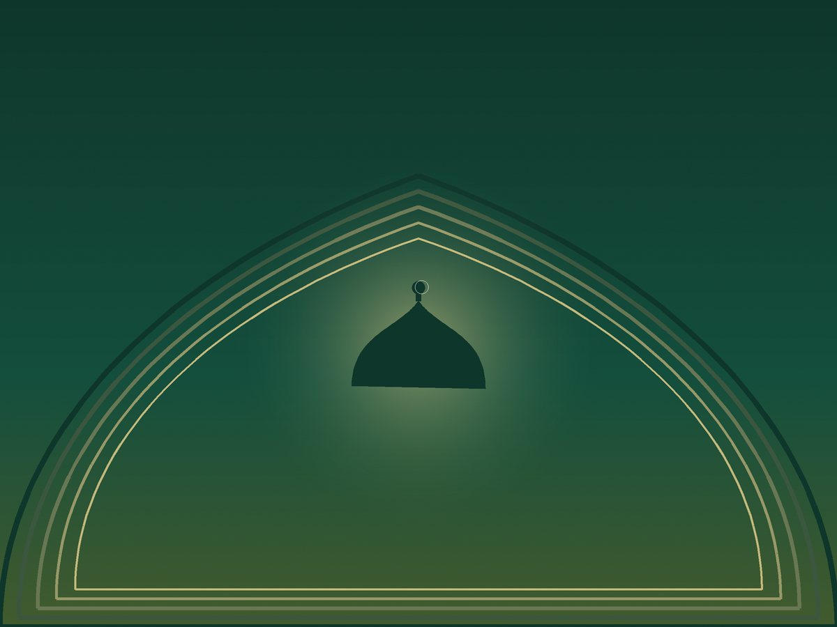Lengkung mihrab berlapis